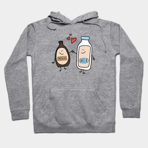 Better Together for Chocolate Milk Drinkers Hoodie by cottoncanvas